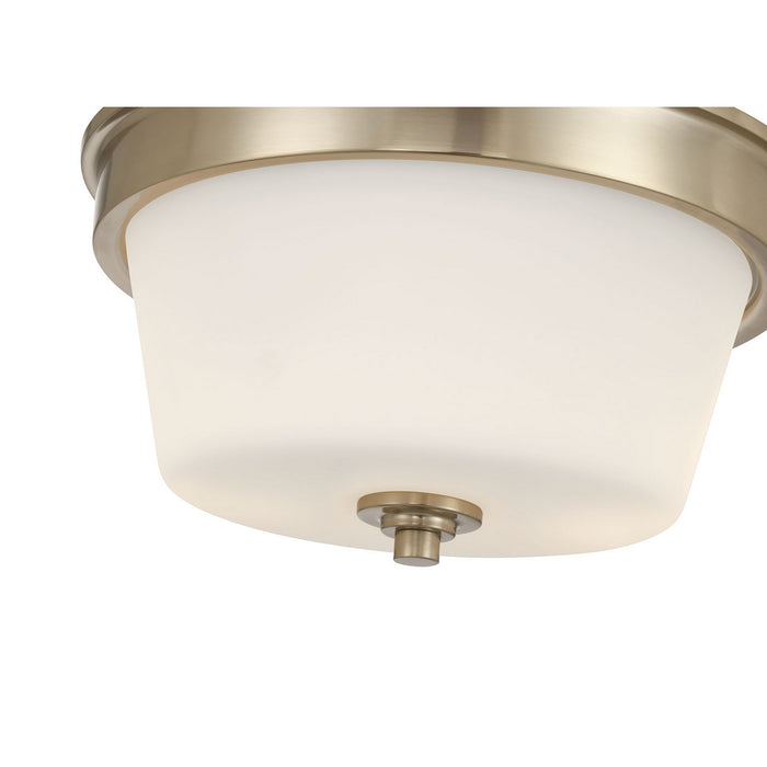 Millennium - 64102WG-MG - Two Light Flush Mount - Strayhan - Modern Gold
