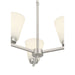 Millennium - 64103WG-BN - Three Light Chandelier - Strayhan - Brushed Nickel