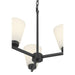 Millennium - 64103WG-MB - Three Light Chandelier - Strayhan - Matte Black
