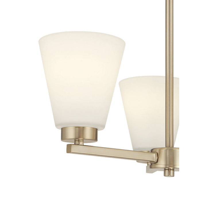 Millennium - 64103WG-MG - Three Light Chandelier - Strayhan - Modern Gold