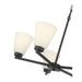 Millennium - 64105WG-MB - Five Light Chandelier - Strayhan - Matte Black