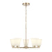 Millennium - 64105WG-MG - Five Light Chandelier - Strayhan - Modern Gold