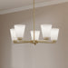Millennium - 64105WG-MG - Five Light Chandelier - Strayhan - Modern Gold