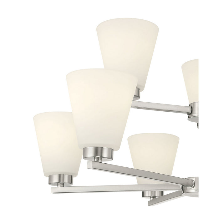 Millennium - 64109WG-BN - Nine Light Chandelier - Strayhan - Brushed Nickel