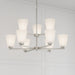 Millennium - 64109WG-BN - Nine Light Chandelier - Strayhan - Brushed Nickel