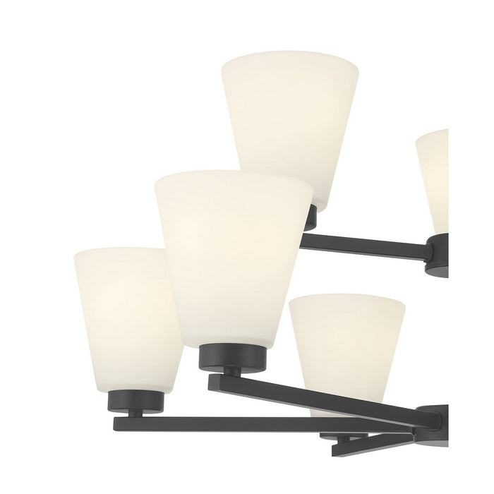 Millennium - 64109WG-MB - Nine Light Chandelier - Strayhan - Matte Black