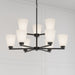 Millennium - 64109WG-MB - Nine Light Chandelier - Strayhan - Matte Black