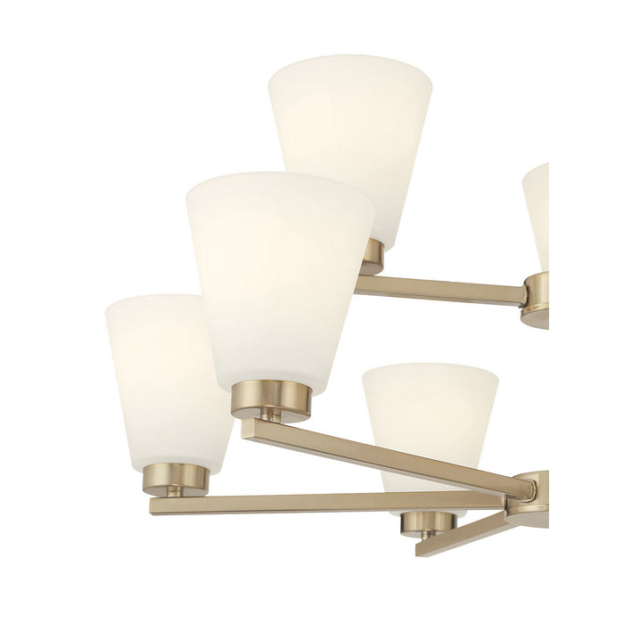 Millennium - 64109WG-MG - Nine Light Chandelier - Strayhan - Modern Gold