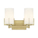 Millennium - 65002-VB - Two Light Vanity - Froselle - Vintage Brass