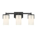Millennium - 65003-MB - Three Light Vanity - Froselle - Matte Black