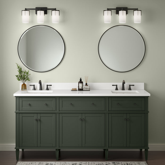 Millennium - 65003-MB - Three Light Vanity - Froselle - Matte Black
