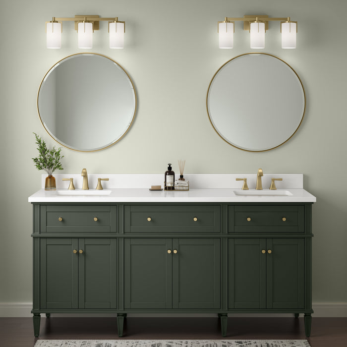 Millennium - 65003-VB - Three Light Vanity - Froselle - Vintage Brass