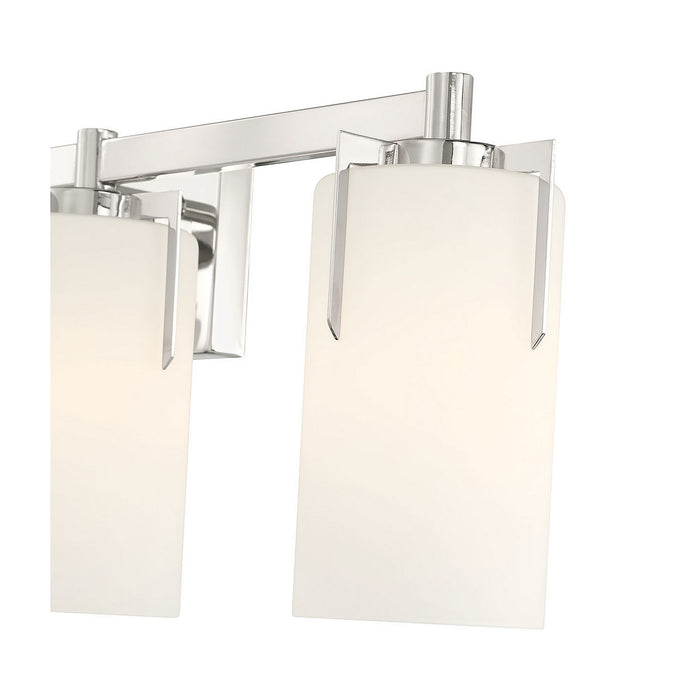 Millennium - 65004-PN - Four Light Vanity - Froselle - Polished Nickel