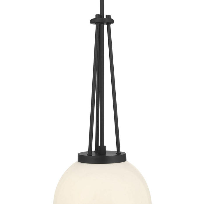 Millennium - 65101-MB - One Light Pendant - Vellin - Matte Black