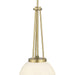 Millennium - 65101-VB - One Light Pendant - Vellin - Vintage Brass
