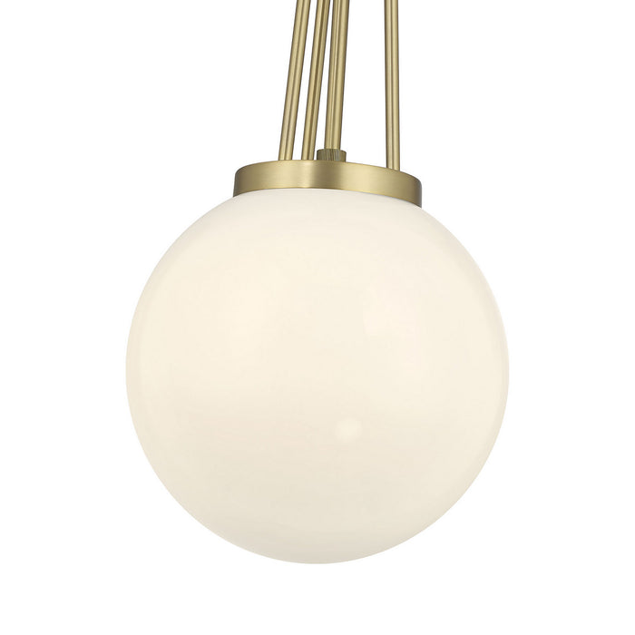 Millennium - 65101-VB - One Light Pendant - Vellin - Vintage Brass