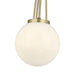 Millennium - 65101-VB - One Light Pendant - Vellin - Vintage Brass