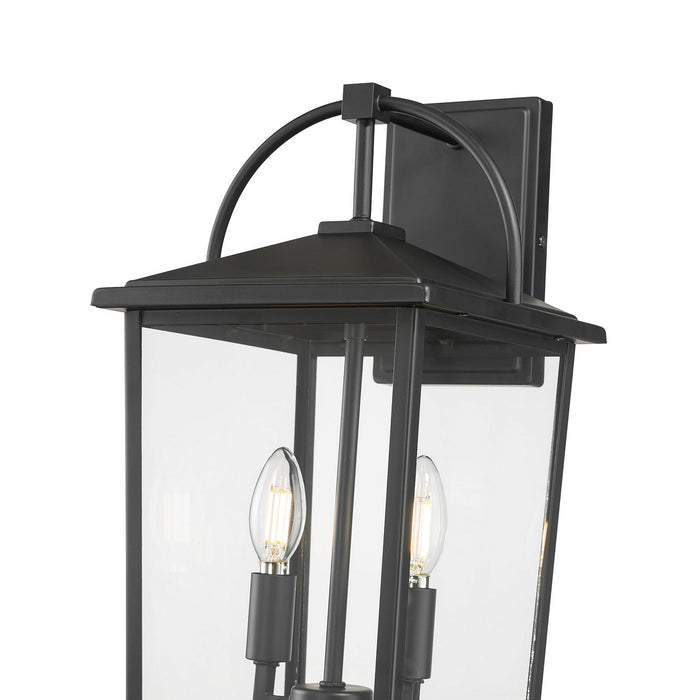Millennium - 66202-PBK - Two Light Lantern - Strathden - Powder Coated Black