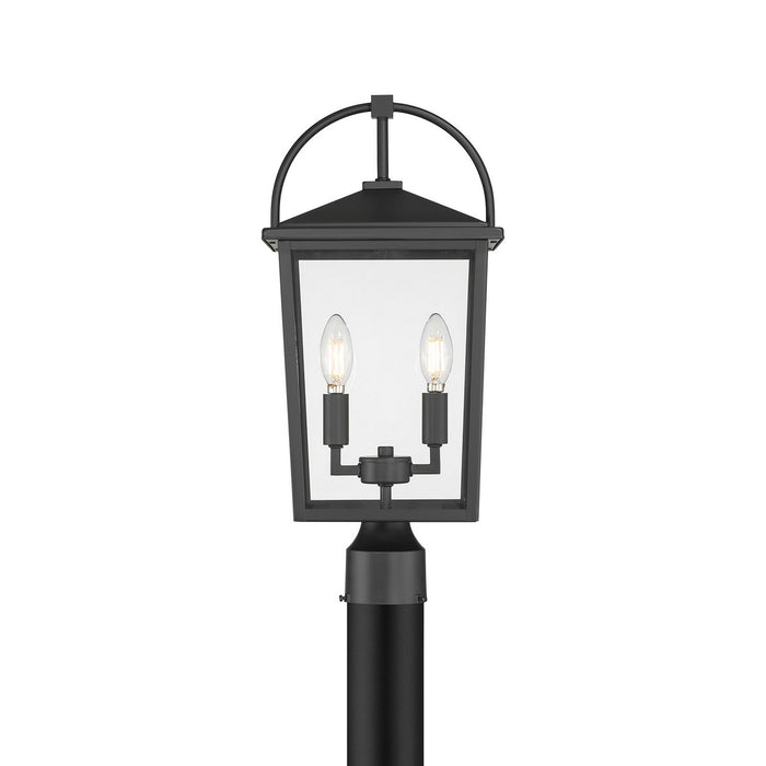 Millennium - 66302-PBK - Two Light Post Lantern - Strathden - Powder Coated Black