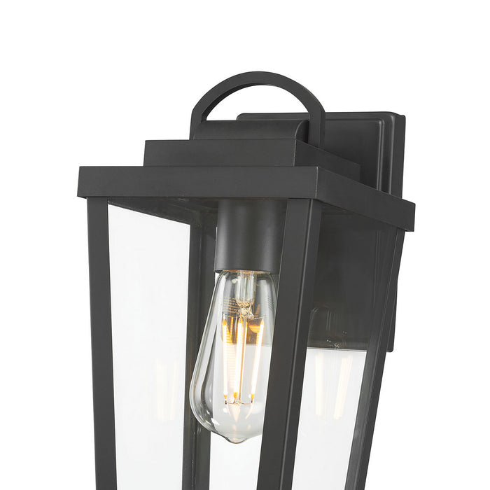 Millennium - 68001-PBK - One Light Lantern - Brenwick - Powder Coated Black