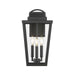 Millennium - 68003-PBK - Three Light Lantern - Brenwick - Powder Coated Black