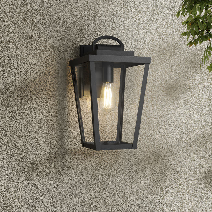Millennium - 68201-PBK - One Light Lantern - Brenwick - Powder Coated Black