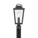 Millennium - 68401-PBK - One Light Post Lantern - Brenwick - Powder Coated Black