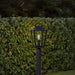 Millennium - 68401-PBK - One Light Post Lantern - Brenwick - Powder Coated Black