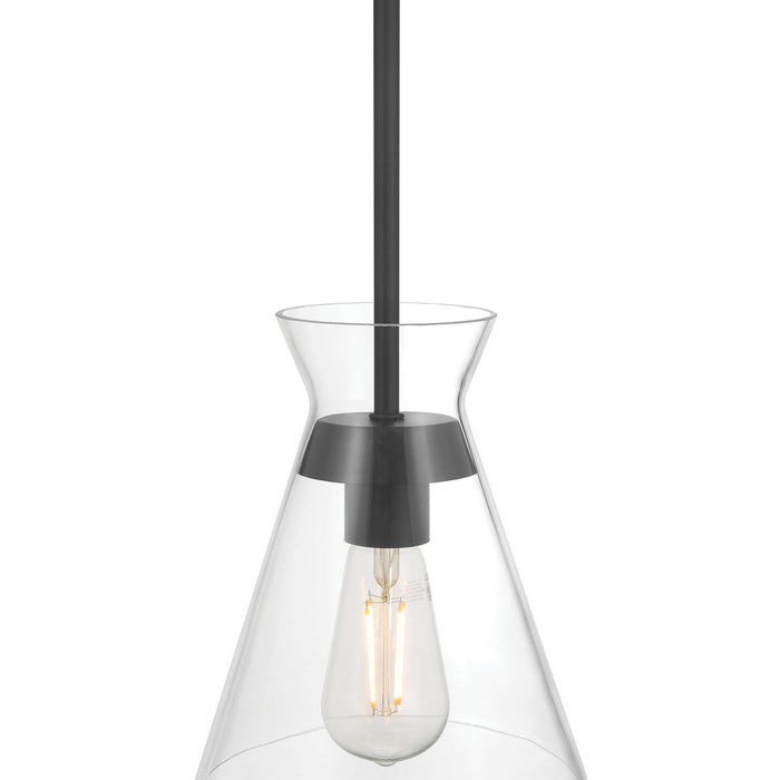 Millennium - 69001-MB - One Light Mini Pendant - Amarella - Matte Black