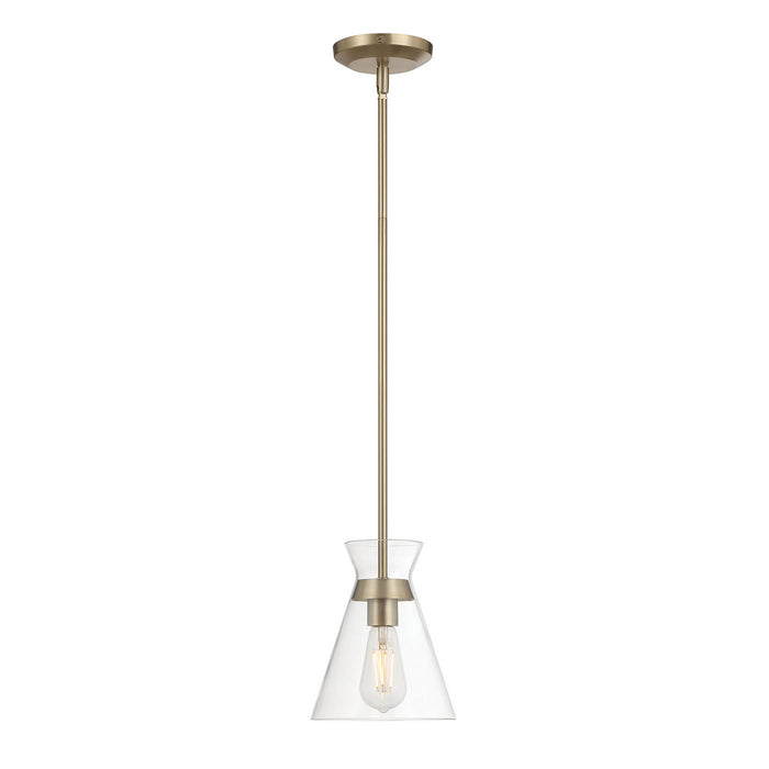 Millennium - 69001-MG - One Light Mini Pendant - Amarella - Modern Gold