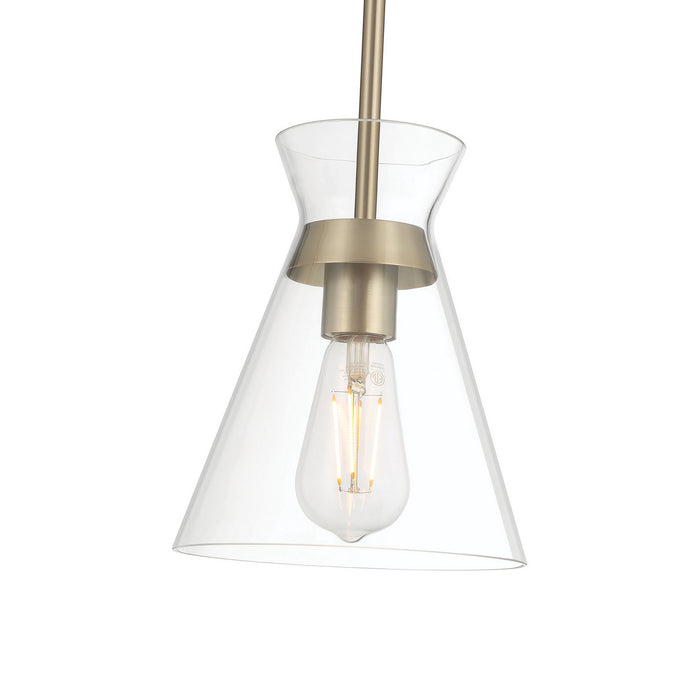 Millennium - 69001-MG - One Light Mini Pendant - Amarella - Modern Gold