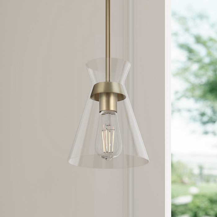 Millennium - 69001-MG - One Light Mini Pendant - Amarella - Modern Gold