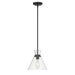 Millennium - 69101-MB - One Light Pendant - Amarella - Matte Black