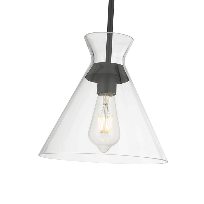Millennium - 69101-MB - One Light Pendant - Amarella - Matte Black