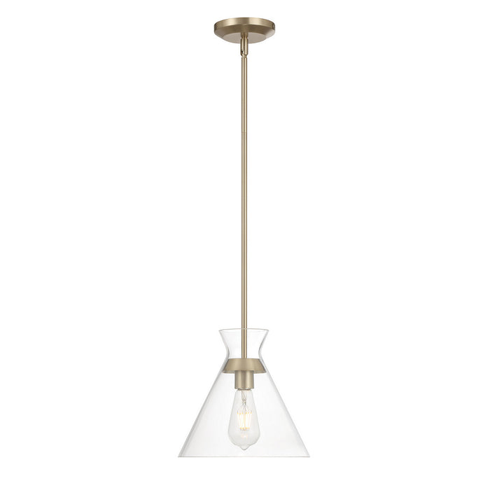 Millennium - 69101-MG - One Light Pendant - Amarella - Modern Gold