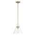 Millennium - 69101-MG - One Light Pendant - Amarella - Modern Gold