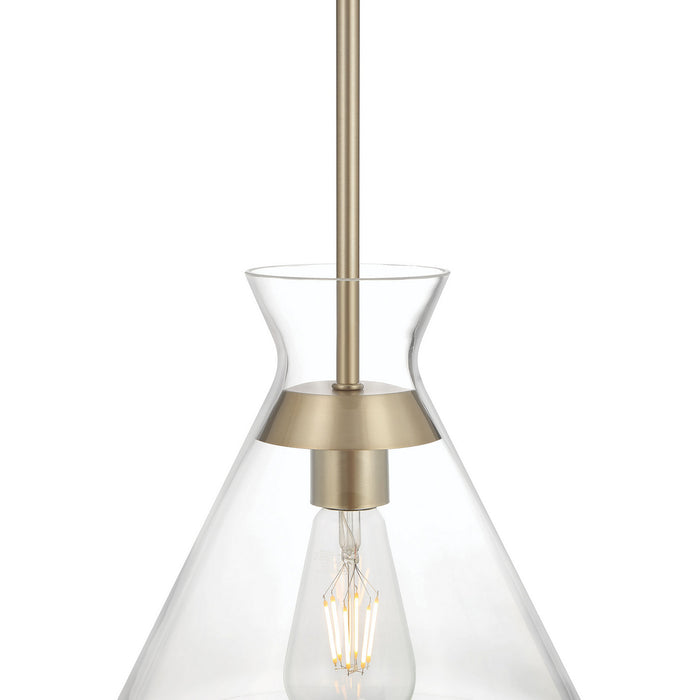 Millennium - 69101-MG - One Light Pendant - Amarella - Modern Gold