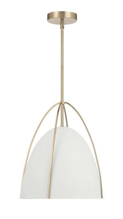 Millennium - 69201-MW/MG - One Light Pendant - Pomelle - Matte White