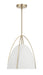 Millennium - 69201-MW/MG - One Light Pendant - Pomelle - Matte White