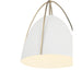 Millennium - 69201-MW/MG - One Light Pendant - Pomelle - Matte White
