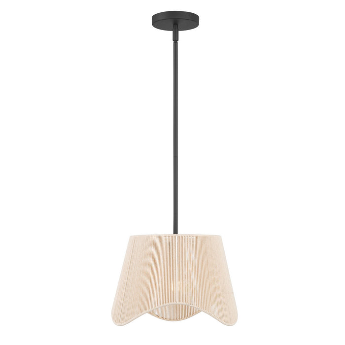 Millennium - 9001-MB - One Light Pendant - Tulara - Matte Black