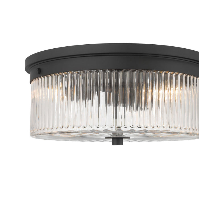 Millennium - 90102-MB/VB - Two Light Flush Mount - Virette - Matte Black