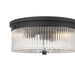 Millennium - 90102-MB/VB - Two Light Flush Mount - Virette - Matte Black