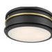 Millennium - 90202-MB/VB - LED Flush Mount - Stralara - Matte Black