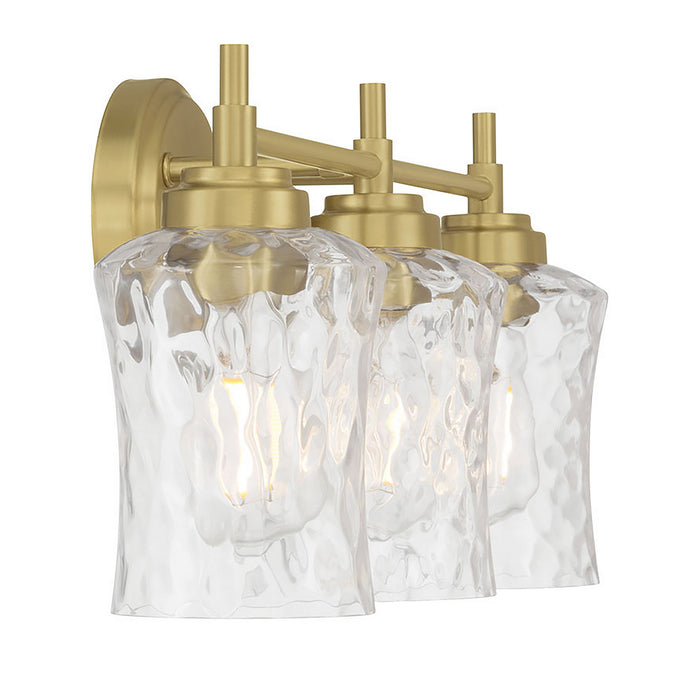 Millennium - 909103-VB - Three Light Vanity - Clarvyn - Vintage Brass