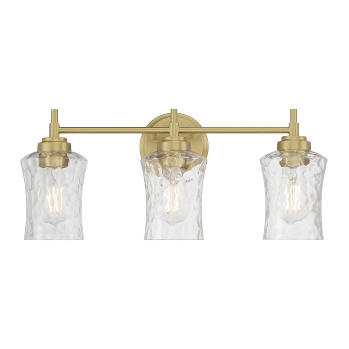 Millennium - 909103-VB - Three Light Vanity - Clarvyn - Vintage Brass