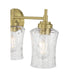 Millennium - 909104-VB - Four Light Vanity - Clarvyn - Vintage Brass