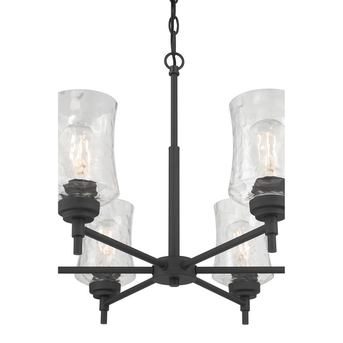 Millennium - 909106-MB - Six Light Chandelier - Clarvyn - Matte Black