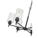 Millennium - 909106-MB - Six Light Chandelier - Clarvyn - Matte Black