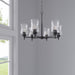 Millennium - 909106-MB - Six Light Chandelier - Clarvyn - Matte Black